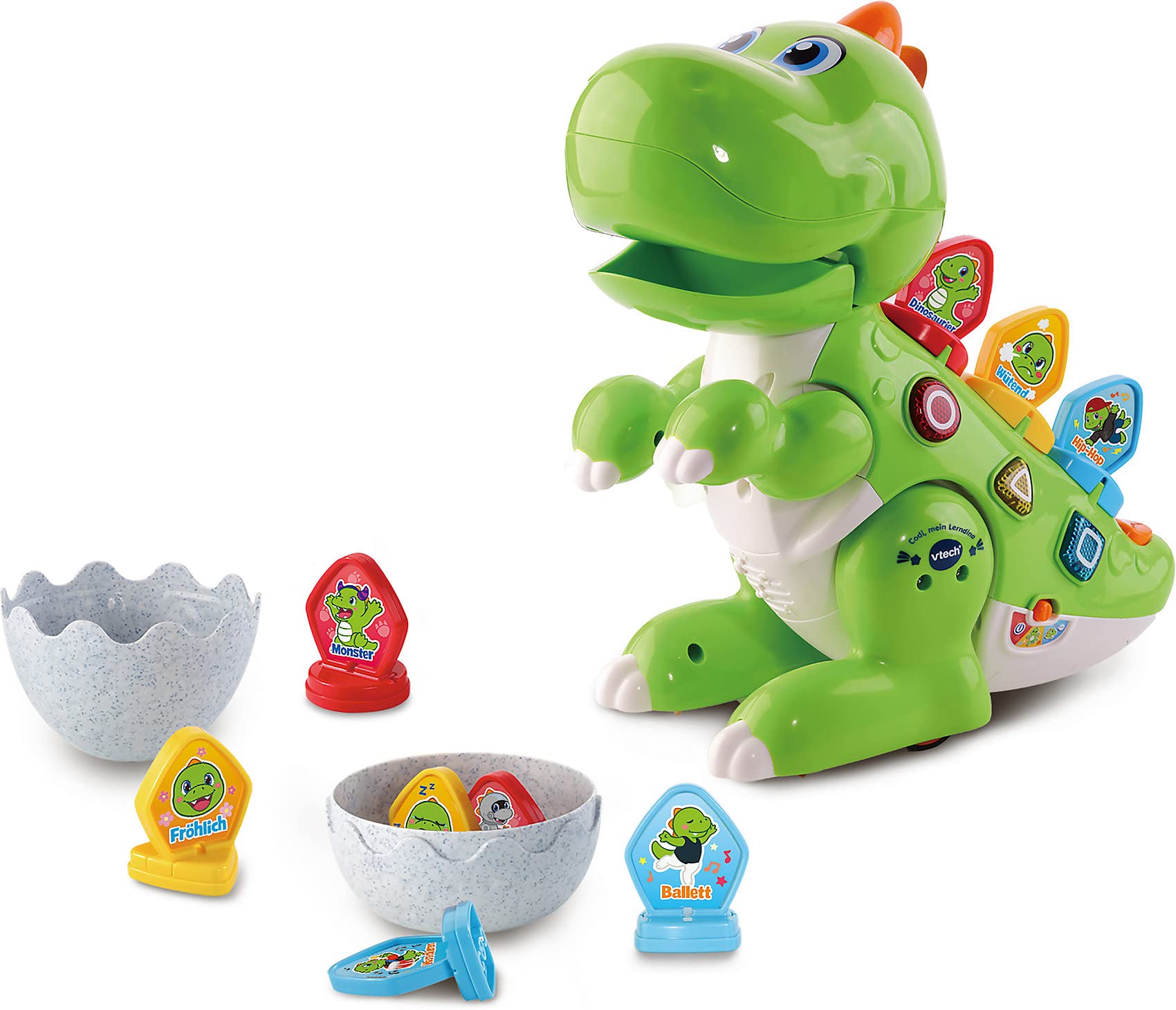Vtech 80-518704 Codi, mijn leerdino, babyspeelgoed, groen : Vtech